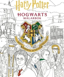 Harry Potter Hogwarts målarbok