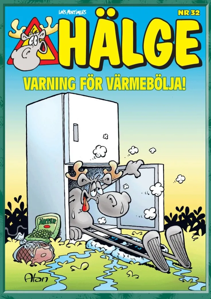 Hälge. Varning för värmebölja!