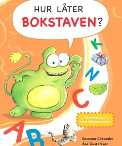 Hur låter bokstaven? : aktivitetsbok med klistermärken