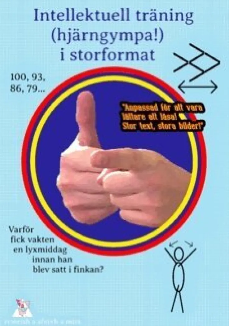 Intellektuell träning (hjärngympa) i storformat!