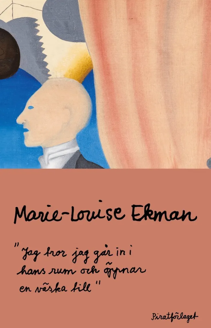 Jag tror jag går in i hans rum och öppnar en väska till