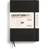Kalender 2025 A5 Vecka/Sida notes Black