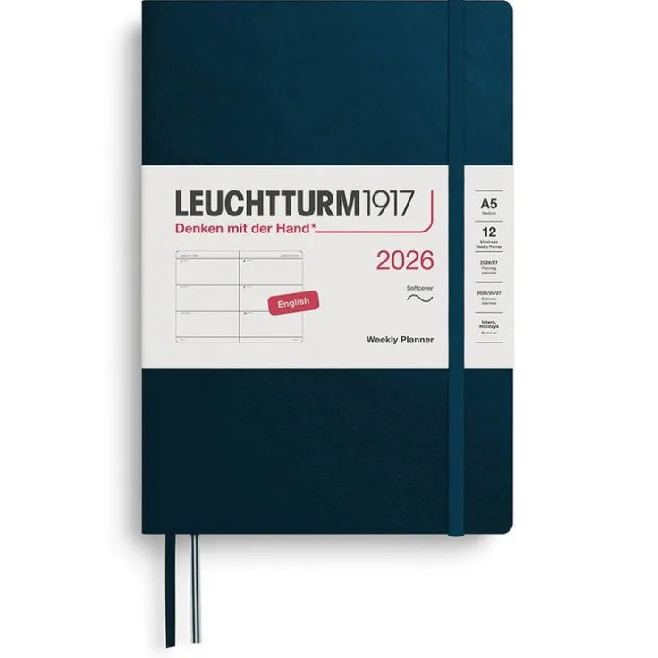 Kalender 2026 A5 Weekly Planner 2026 Soft Deep Sea