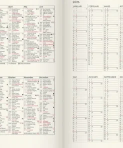 Kalender 2026 Agency Forma Deluxe svart