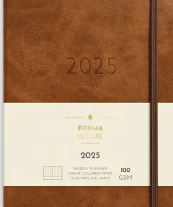 Kalender 2025 Agency Forma Deluxe brun