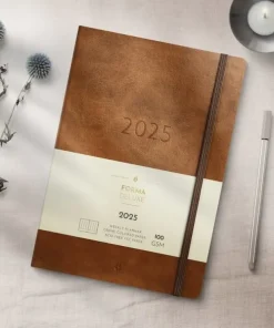 Kalender 2025 Agency Forma Deluxe brun