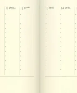 Kalender 2025 Agency Forma Deluxe brun