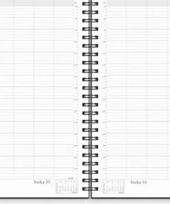 Kalender 2026 Bokningsjournalen svart kartong