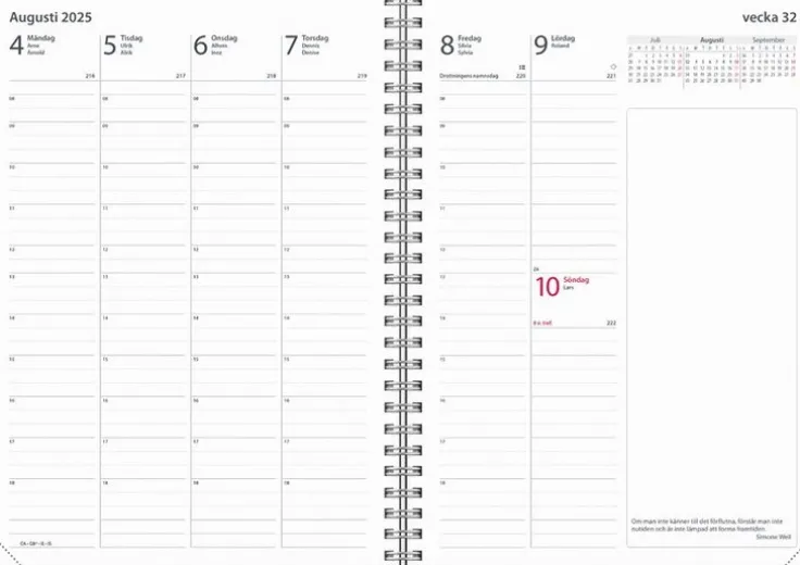 Kalender 2025 Business Eco Line