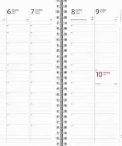Kalender 2025 Business Textile svart
