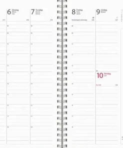 Kalender 2025 Business Textile beige