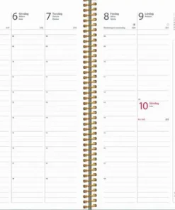 Kalender 2025 Business Twist grön