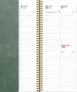 Kalender 2025 Business Twist grön