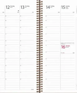 Kalender 2026 Business Twist brun