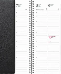 Kalender 2025 Business Twist svart