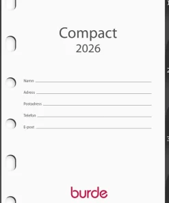 Kalender 2026 Compact grundsats