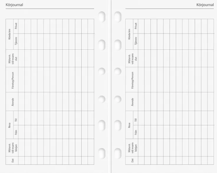 Kalender 2026 Compact grundsats