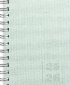 Kalender 2025-2026 Compact Textile grön