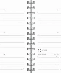 Kalender 2025-2026 Compact Textile grön