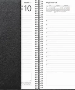 Kalender 2026 Dagbok Twist svart