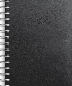 Kalender 2025-2026 Dagbok Twist svart