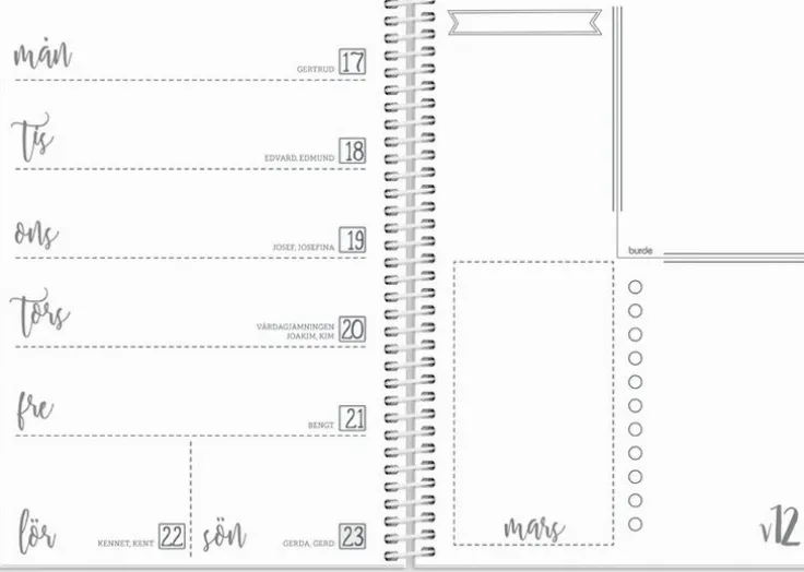 Kalender 2025 Doodle II