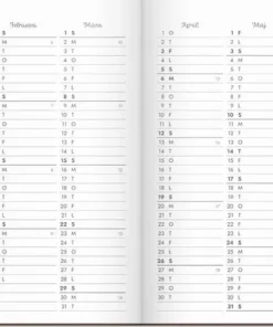 Kalender 2026 Doodle inbunden