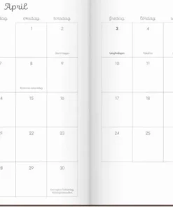Kalender 2025-2026 Doodle inbunden