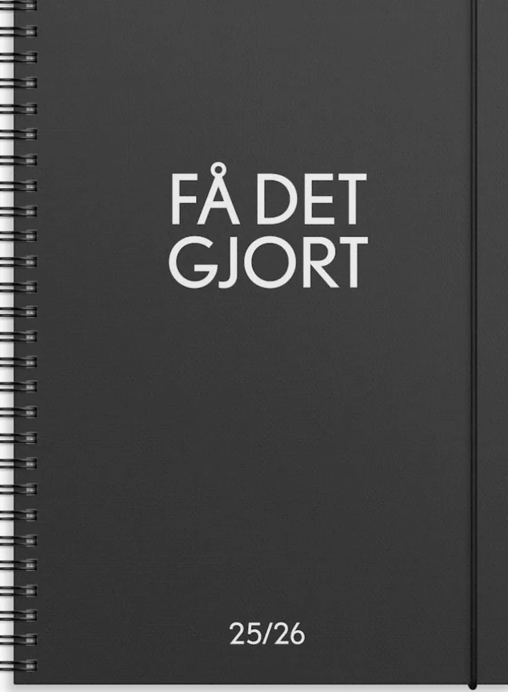 Kalender 2025-2026 Få det gjort