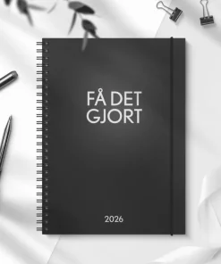 Kalender 2026 Få det gjort svart