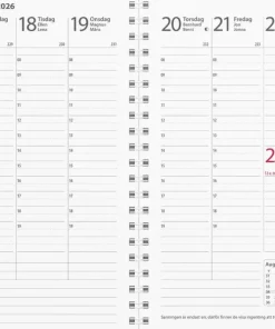 Kalender 2026 Interplano refill