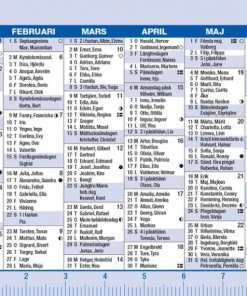 Kalender 2026 Kalenderkort
