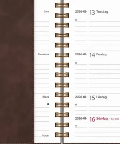 Kalender 2026 Leader Twist brun