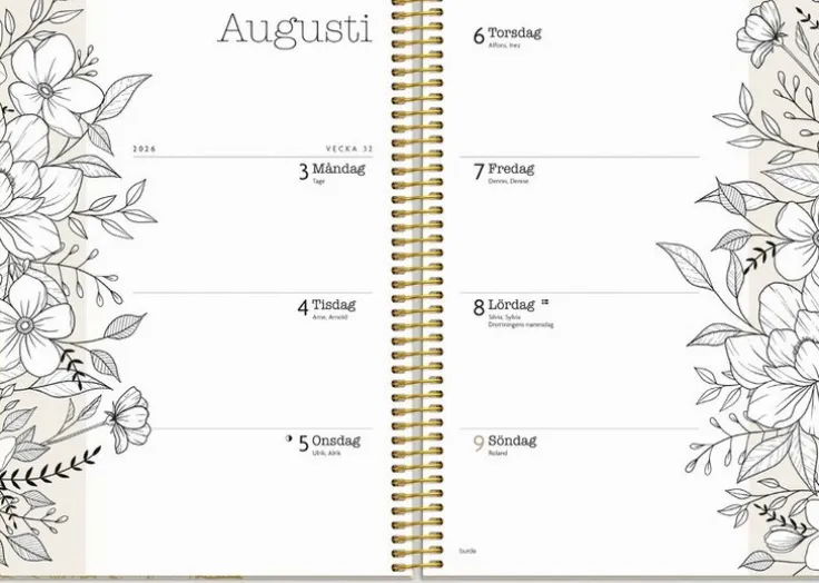 Kalender 2026 Life Planner Bloom