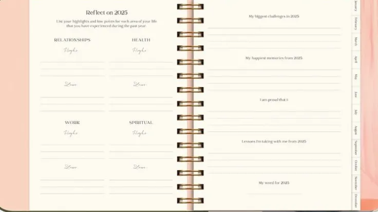 Kalender 2026 Life Planner Decor