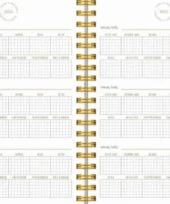 Kalender 2025 Life Planner Essentials A6