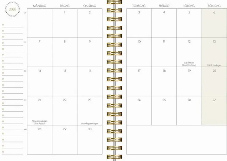 Kalender 2026 Life Planner Essentials A6