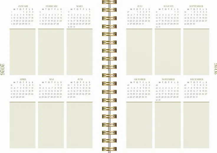 Kalender 2026 Life Planner Essentials A6