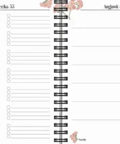 Kalender 2026 Life Planner Floral