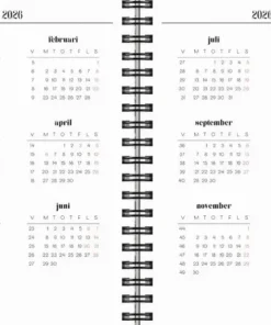 Kalender 2026 Life Planner Floral