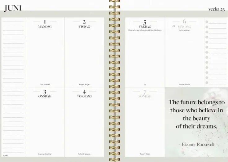 Kalender 2026 Life Planner Inspiration