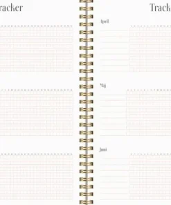 Kalender 2025-2026 Life Planner Pink Horisontell