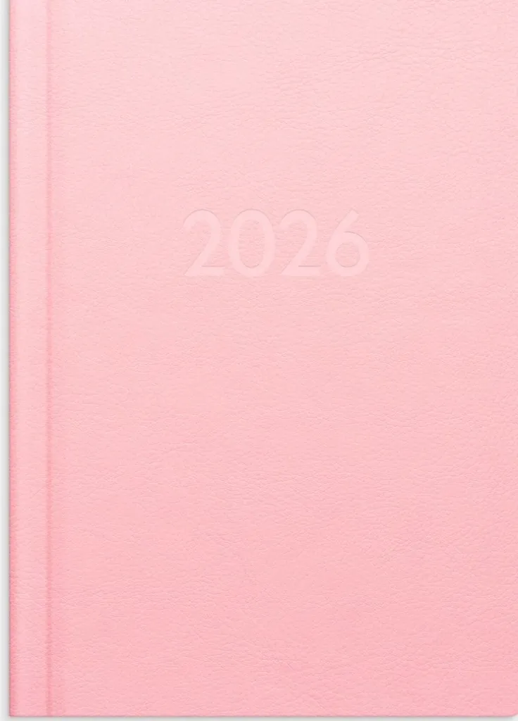 Kalender 2026 Lilla Fickdagboken Vega rosa