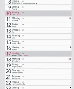 Kalender 2025 Liten Bordskalender Elegant