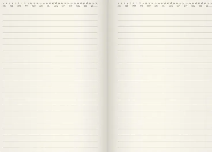Kalender 2026 Liten Veckokalender Forma Deluxe brun