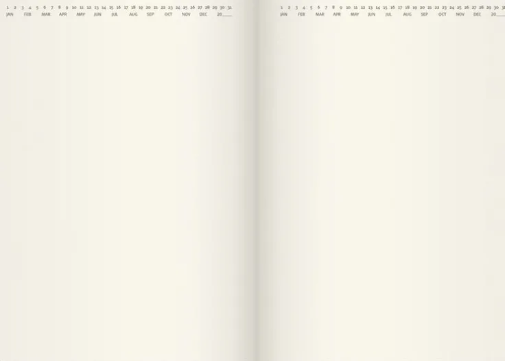 Kalender 2026 Liten Veckokalender Forma Deluxe brun