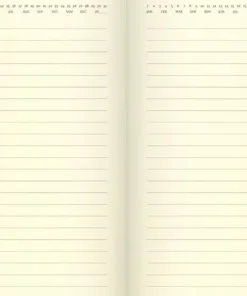 Kalender 2025 Liten Veckokalender Forma Deluxe svart