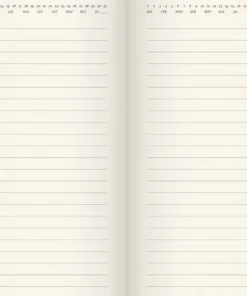Kalender 2026 Liten Veckokalender Forma Deluxe svart