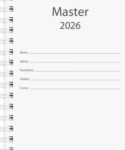 Kalender 2026 Master refill