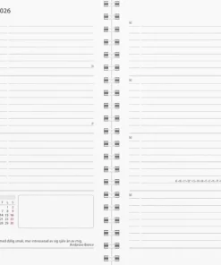 Kalender 2026 Master refill
